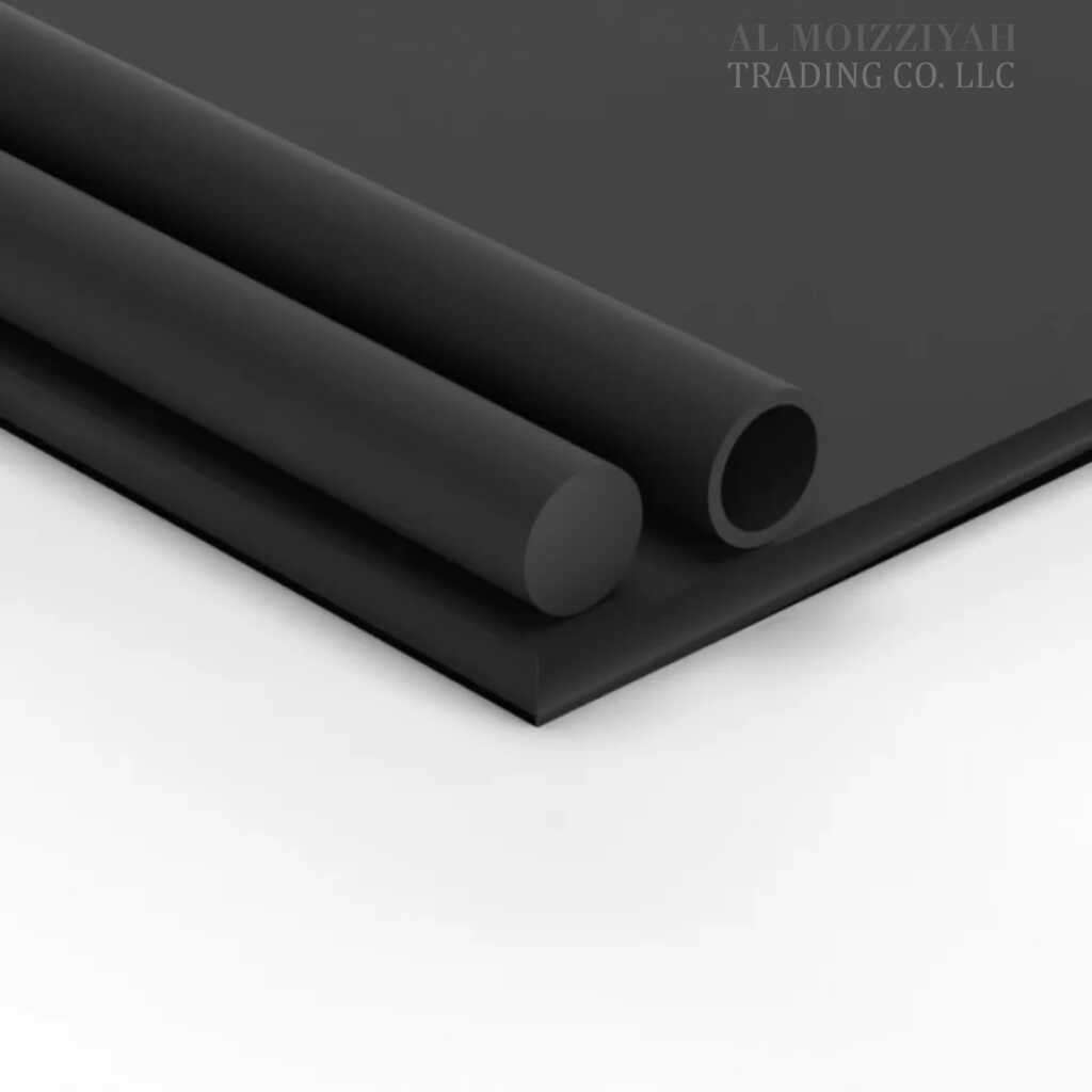 Graphite-Filled PTFE is an engineered composite material created by blending Virgin PTFE with fine graphite powder.